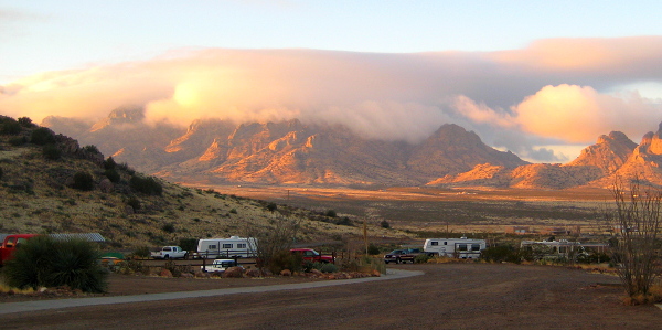 Low flying cloud version 2, Rockhound State Park, Deming NM, February 17, 2008